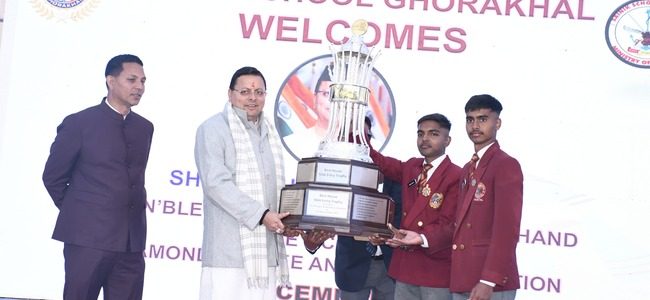 सैनिक स्कूल घोड़ाखाल उत्कृष्ट परंपरा और उच्च मानकों का उदाहरण: सीएम धामी