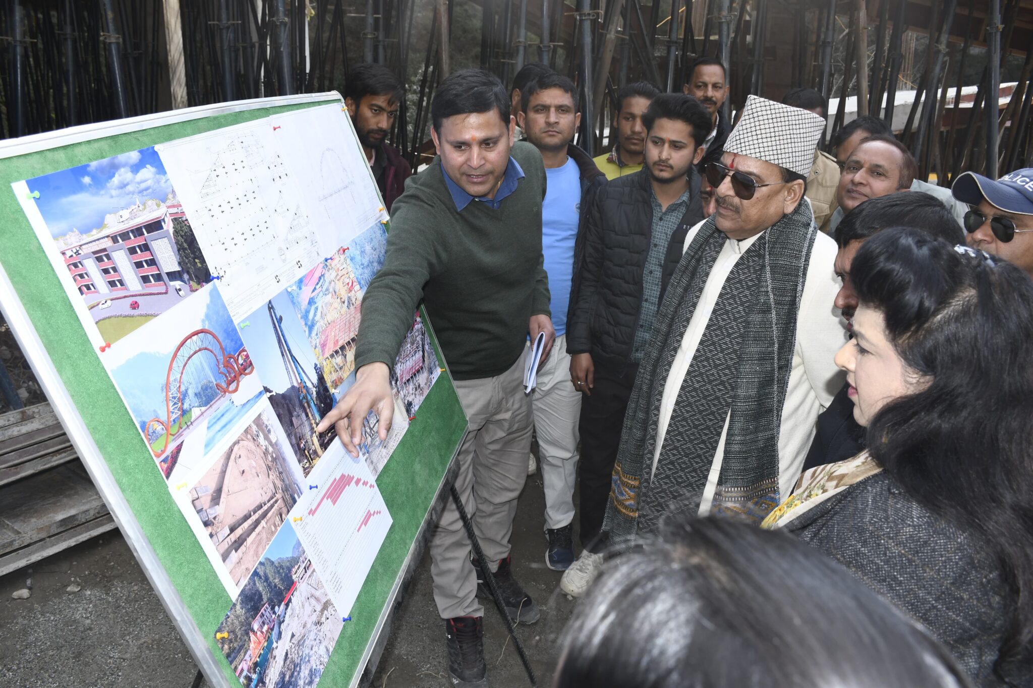 सांसद अजय भट्ट का भवाली-कैंचीधाम दौरा: 39 करोड़ की पार्किंग और बाईपास का निरीक्षण।