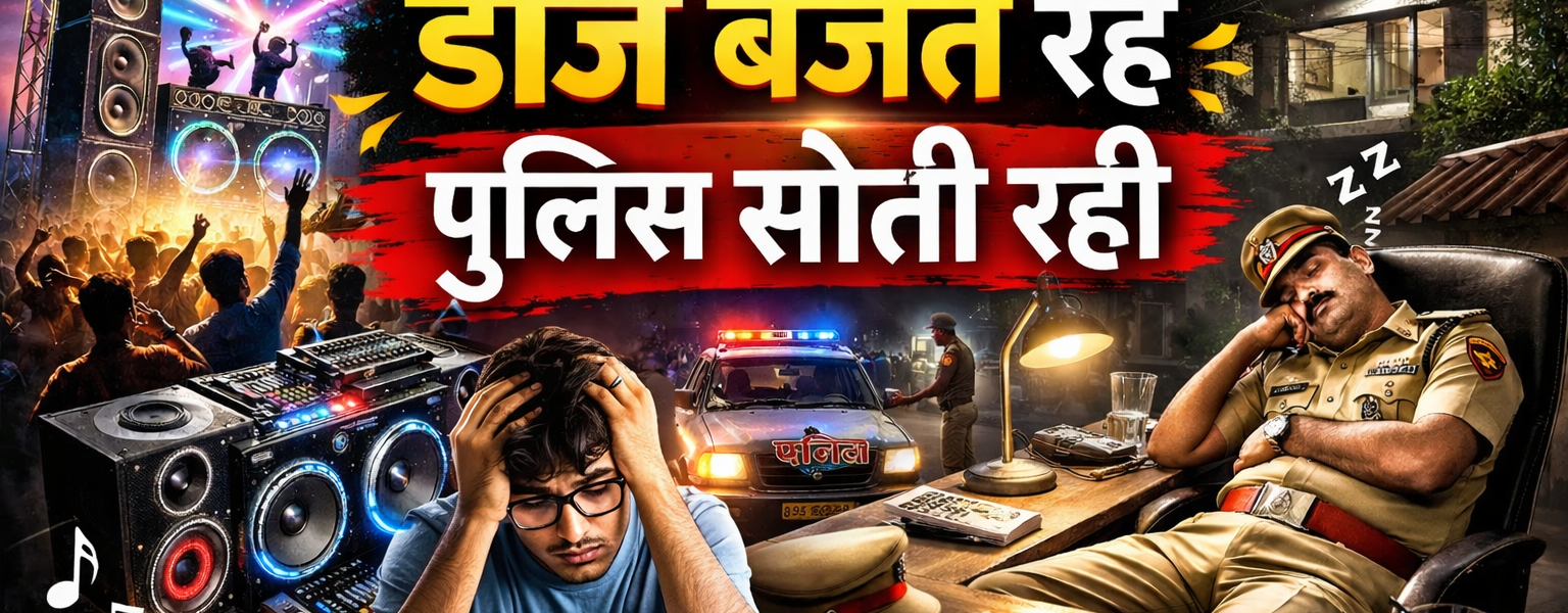 बोर्ड परीक्षाओं में डीजे पर रोक के बावजूद उल्लंघन, पुलिस ने नहीं की कार्रवाई