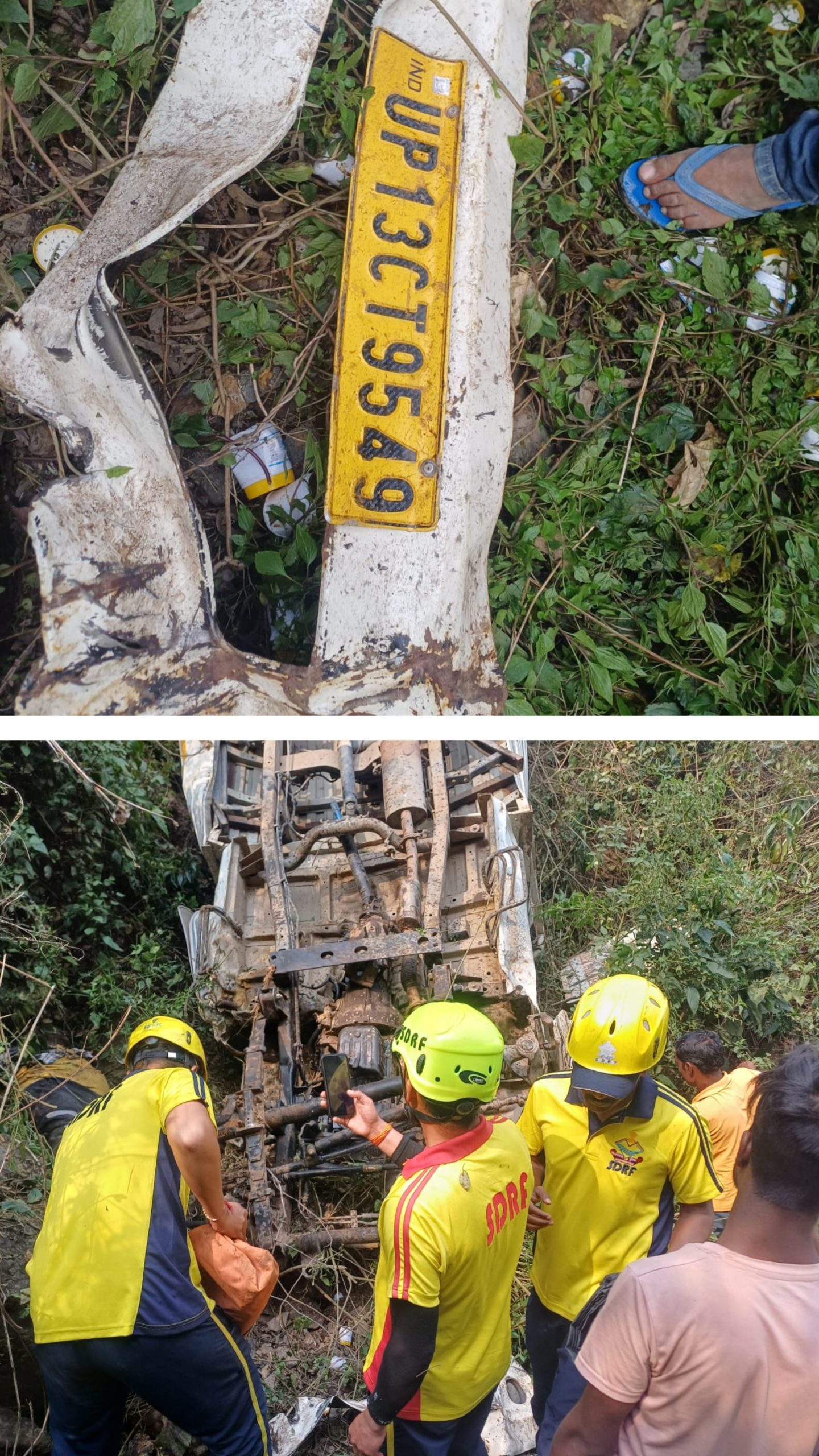 उत्तराखंड: सतपुली में पिकअप वाहन खाई में गिरा, चालक की मौत